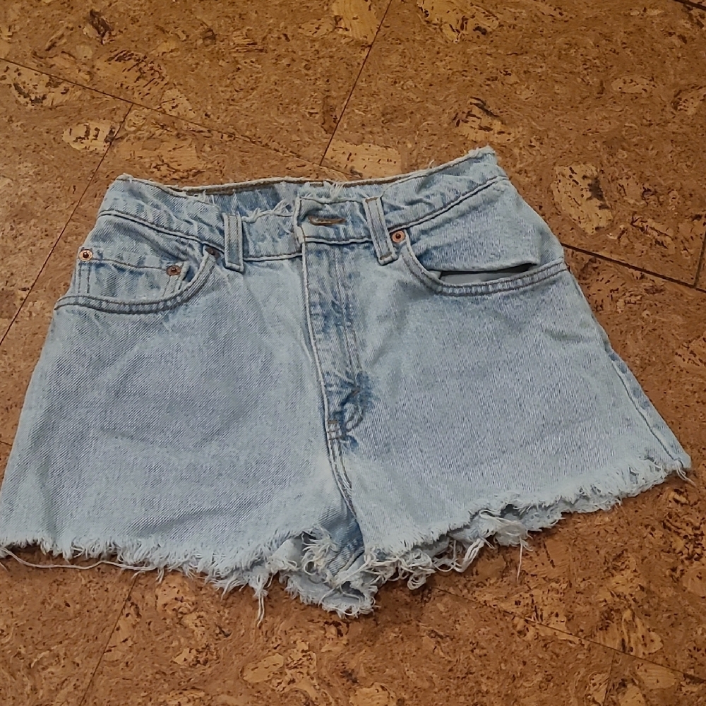 Light Blue Denim Women's Shorts